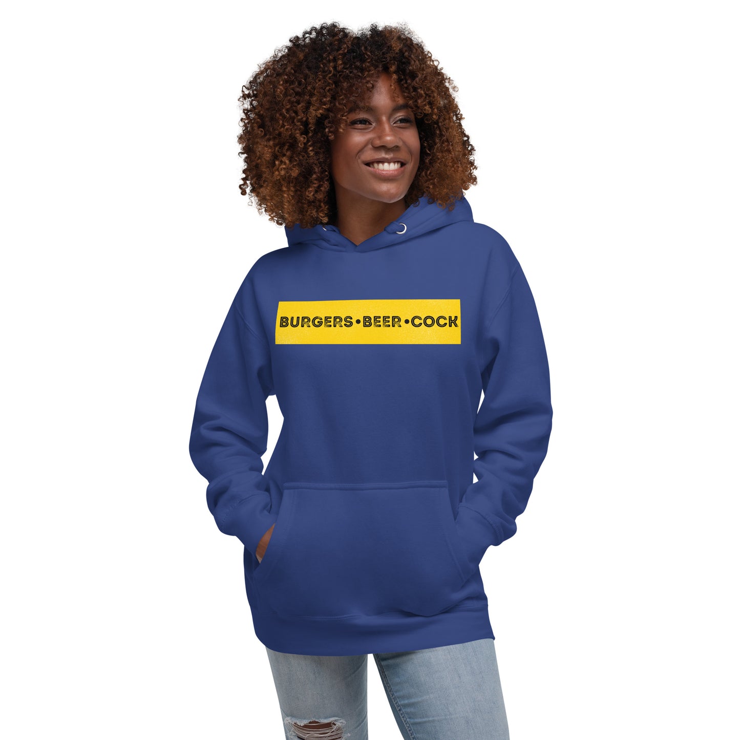 Burgers, Beer, Cock Hoodie