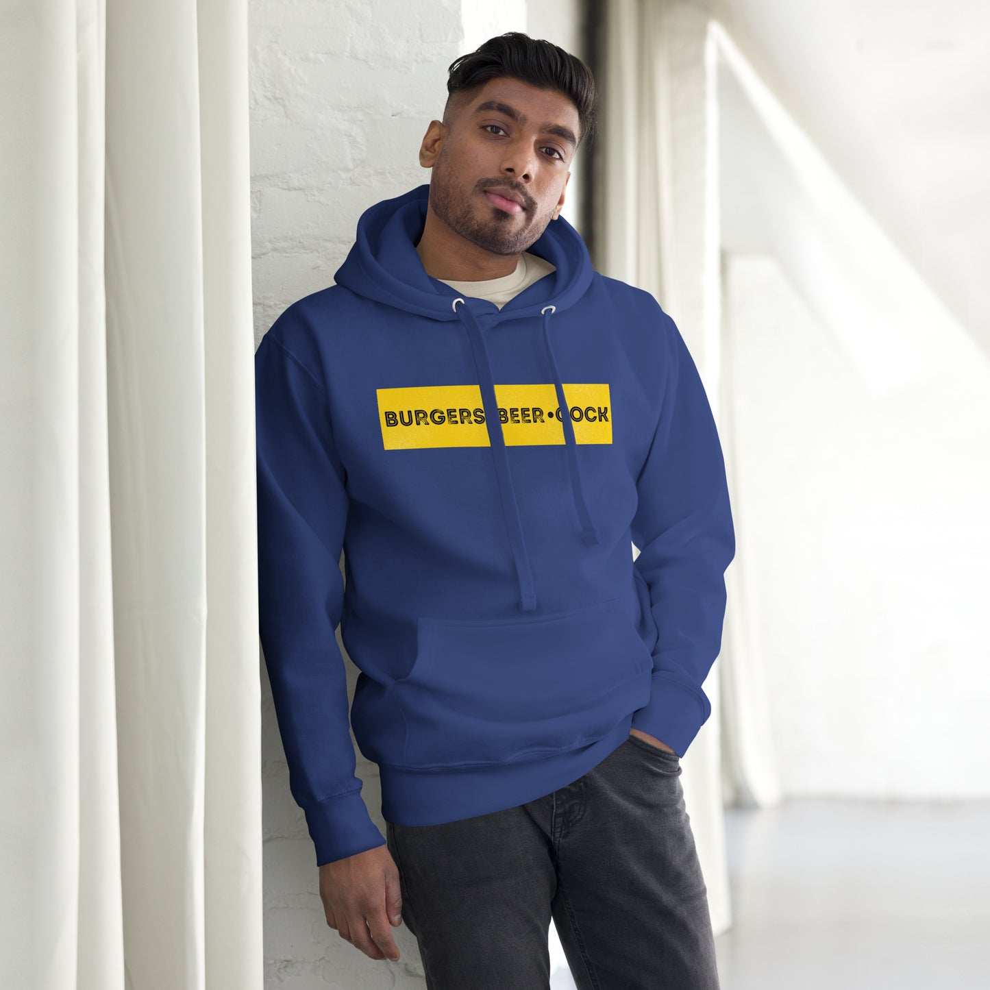 Burgers, Beer, Cock Hoodie