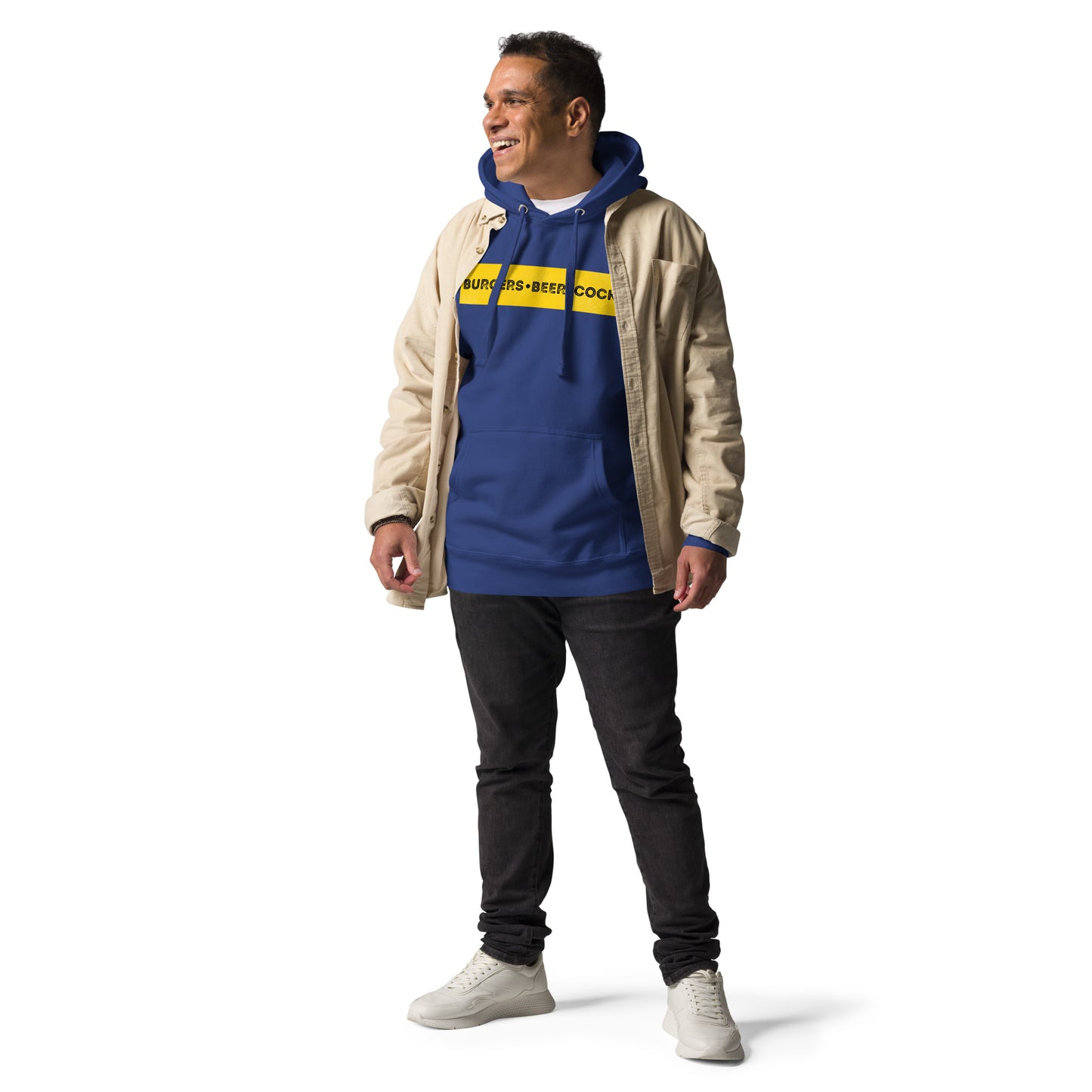 Burgers, Beer, Cock Hoodie