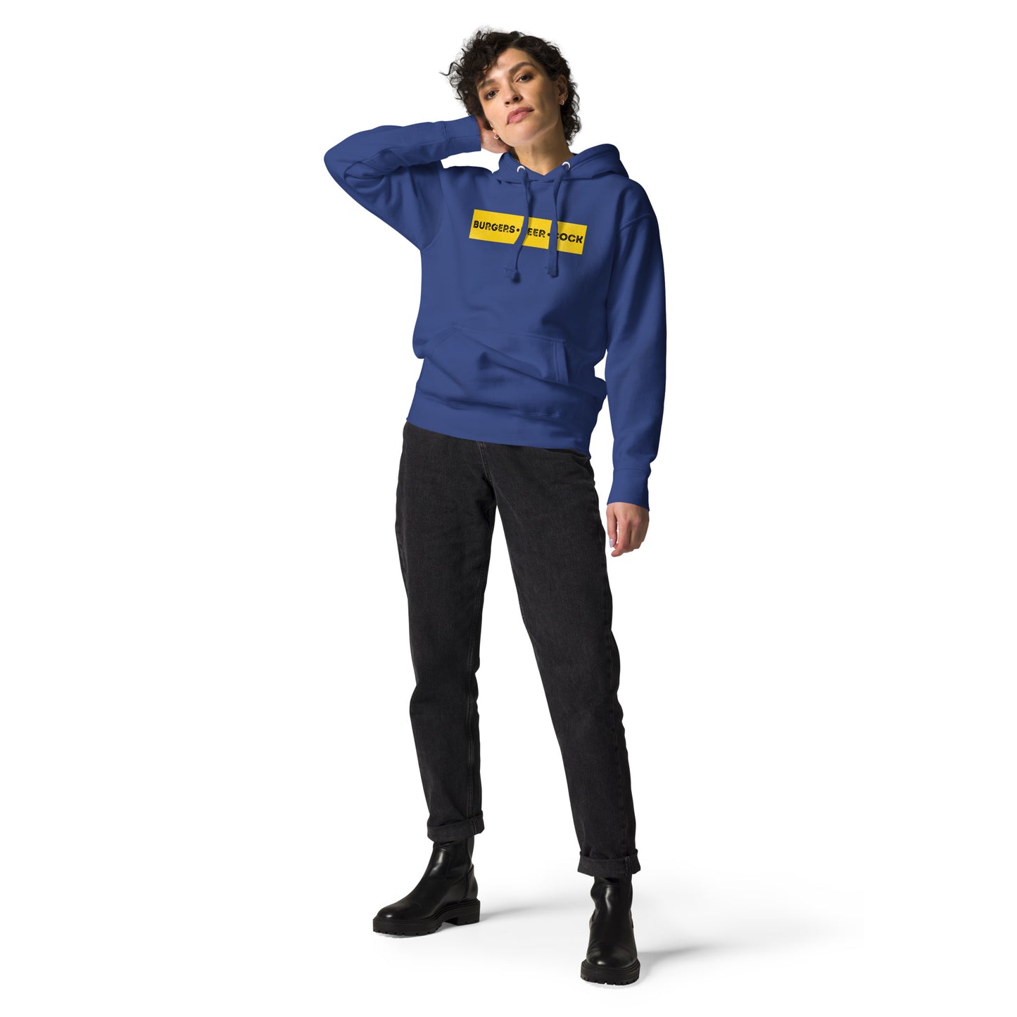 Burgers, Beer, Cock Hoodie