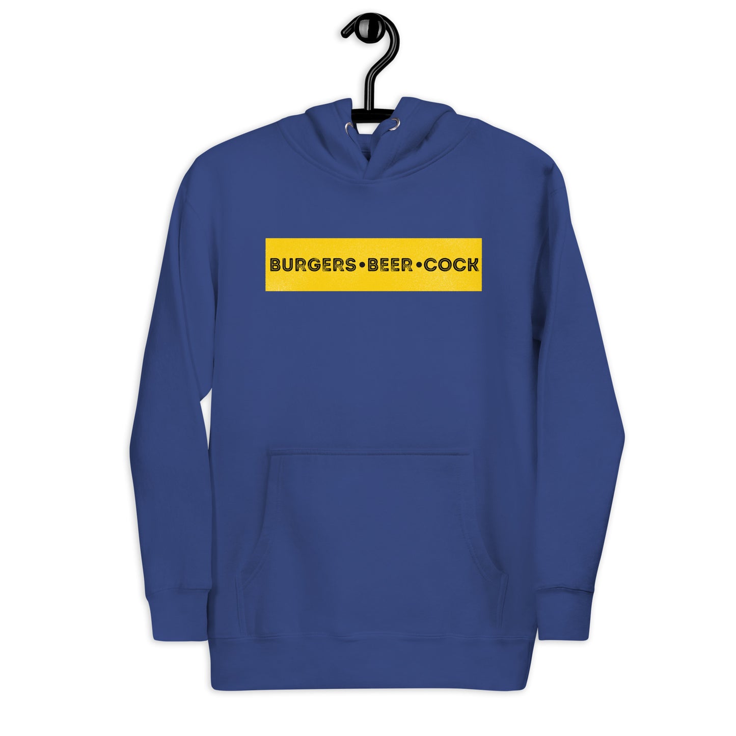 Burgers, Beer, Cock Hoodie