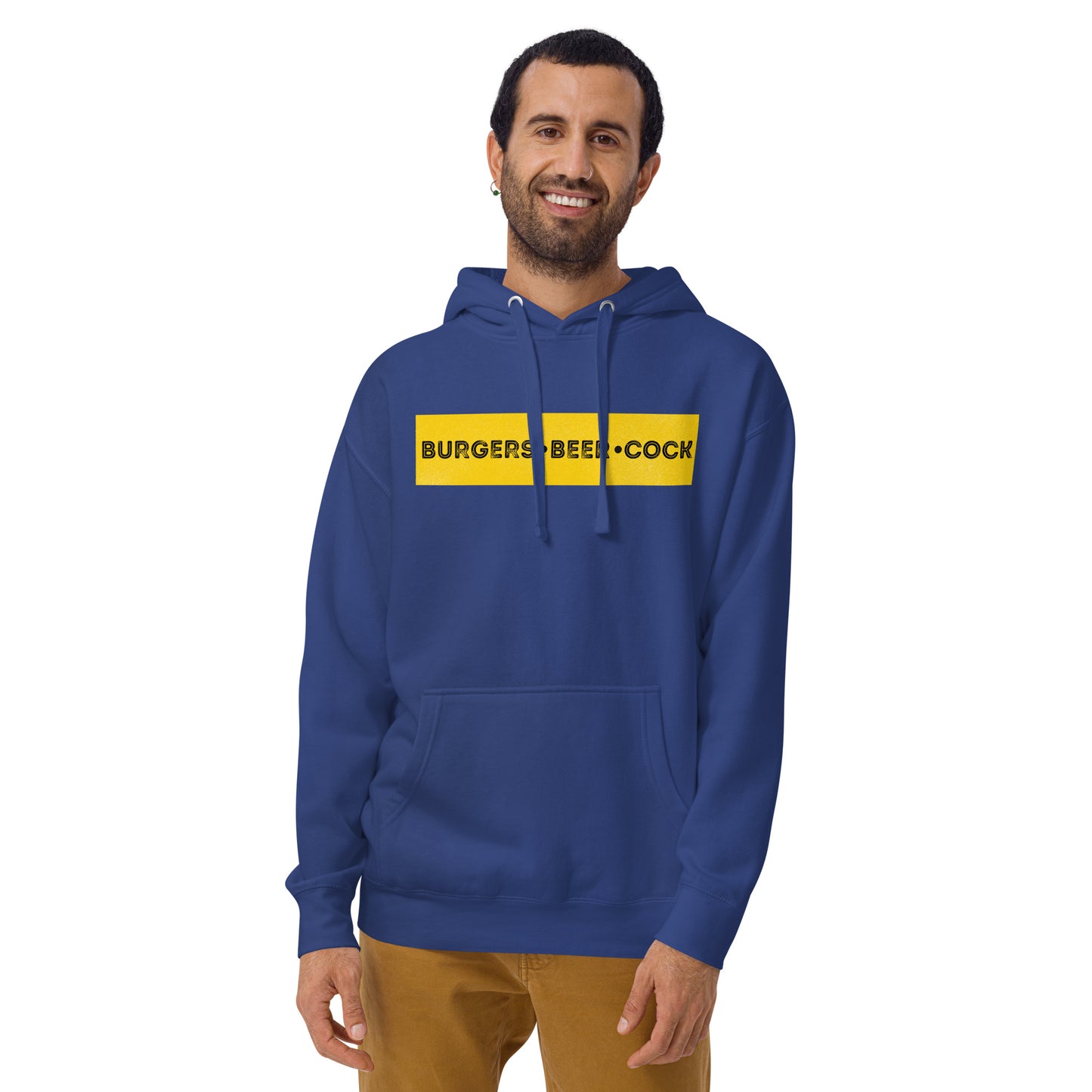 Burgers, Beer, Cock Hoodie