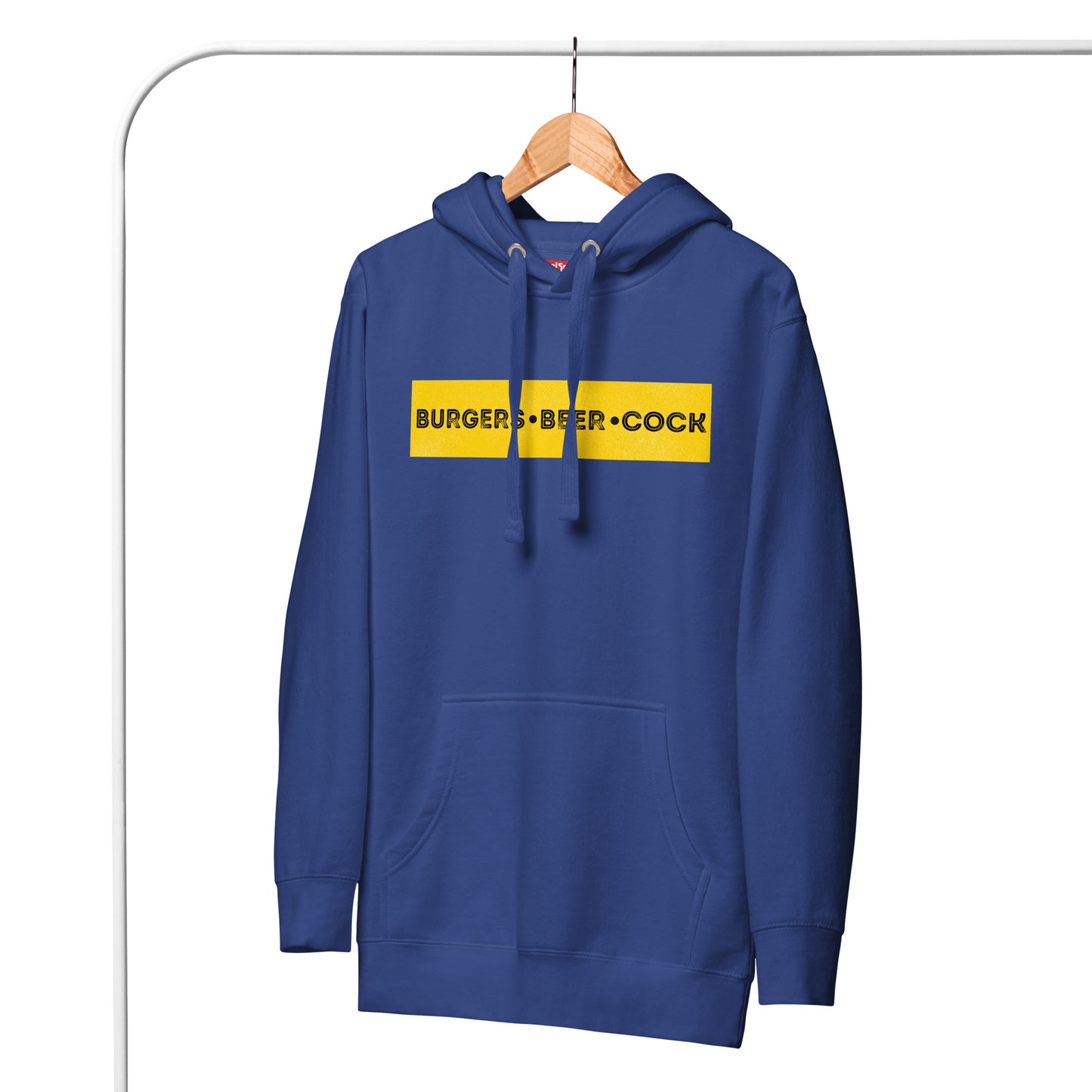 Burgers, Beer, Cock Hoodie