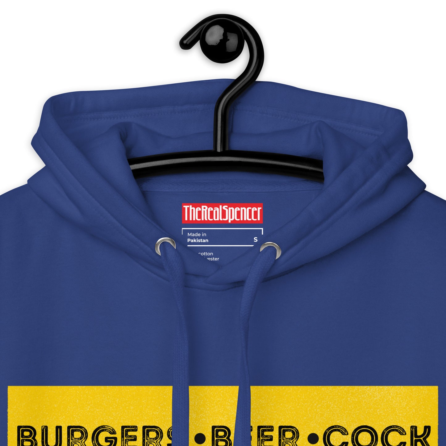 Burgers, Beer, Cock Hoodie