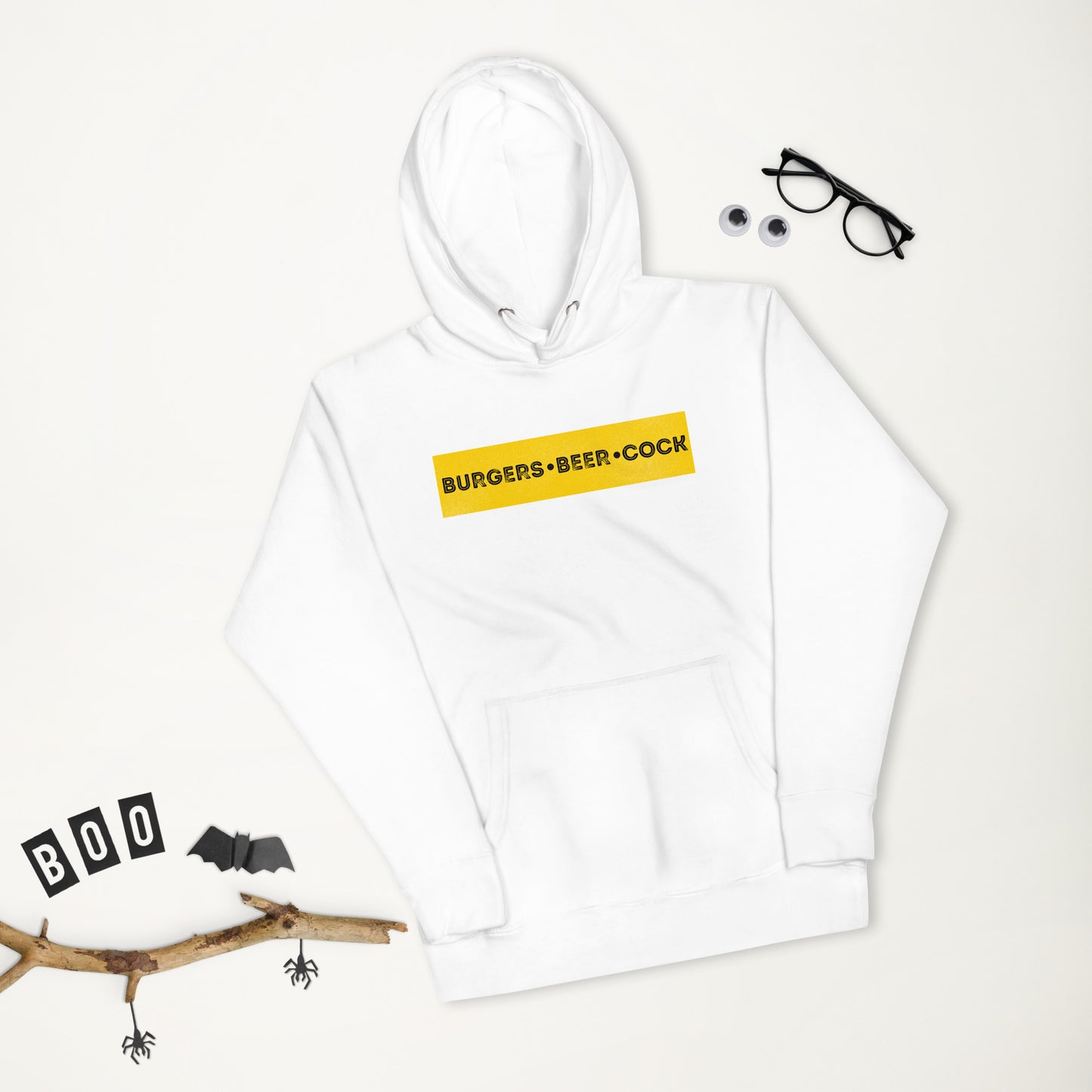 Burgers, Beer, Cock Hoodie