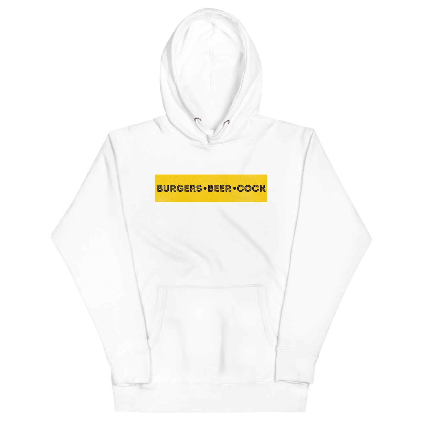 Burgers, Beer, Cock Hoodie
