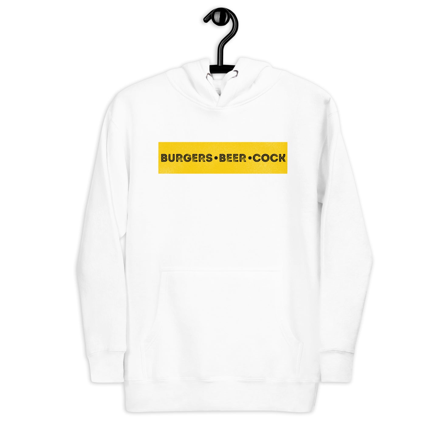 Burgers, Beer, Cock Hoodie