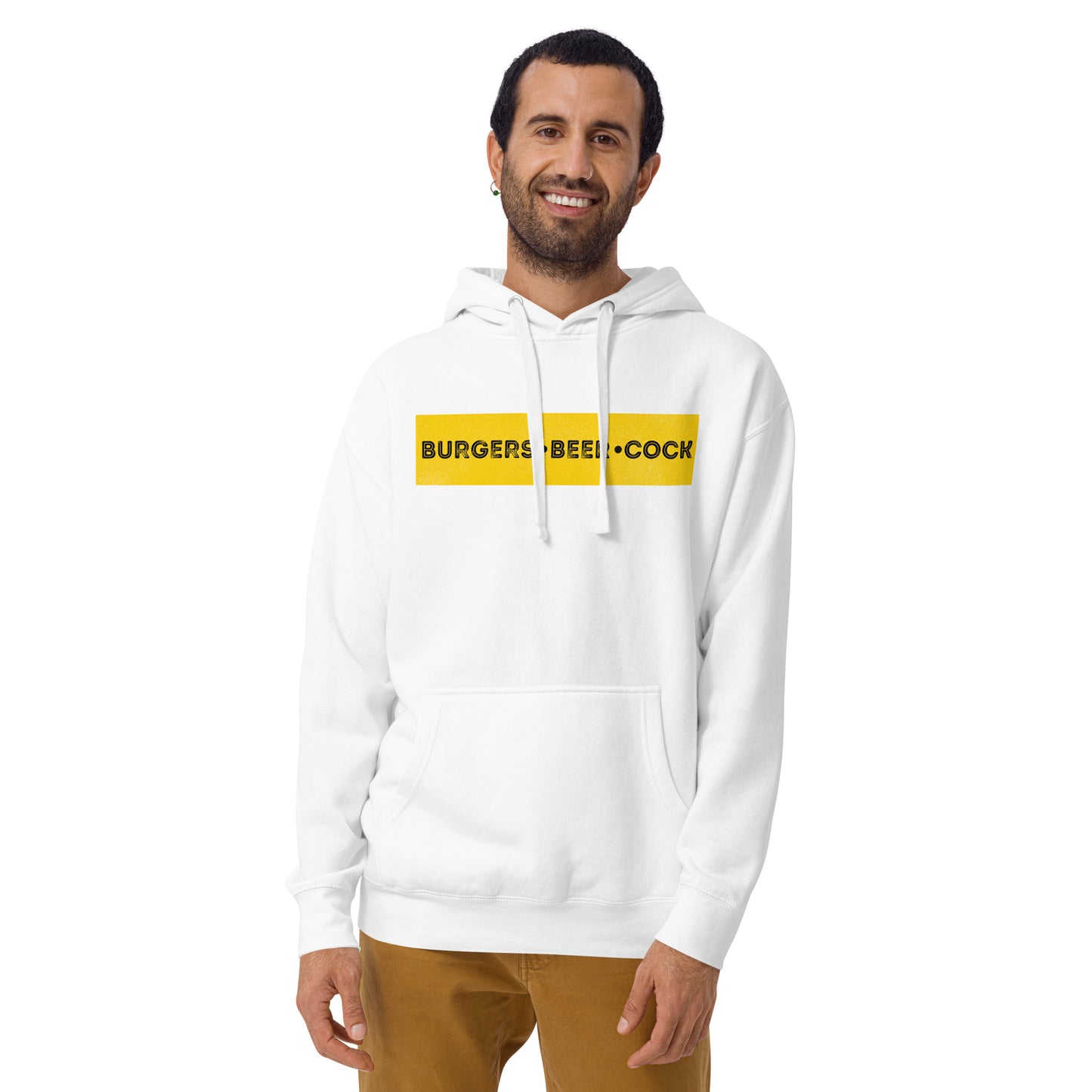 Burgers, Beer, Cock Hoodie