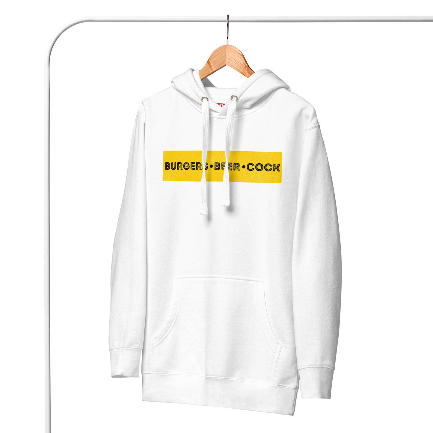 Burgers, Beer, Cock Hoodie
