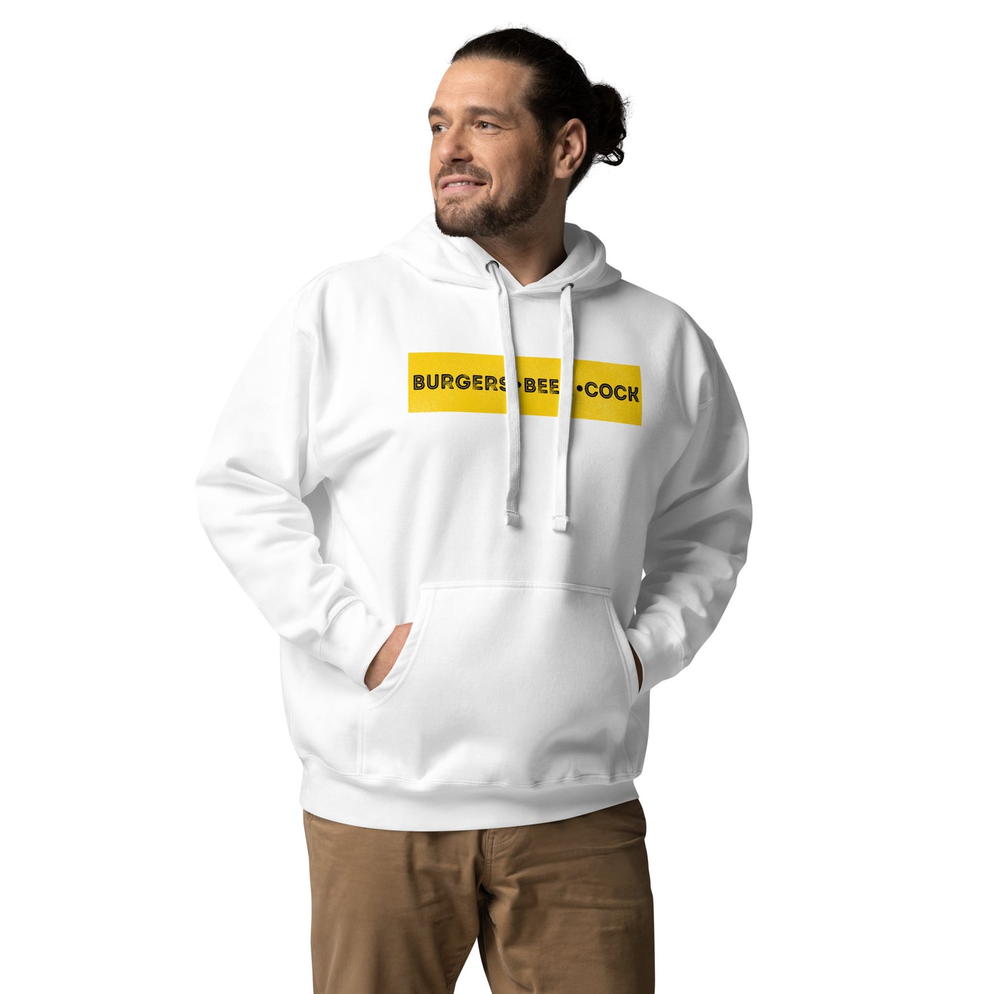 Burgers, Beer, Cock Hoodie