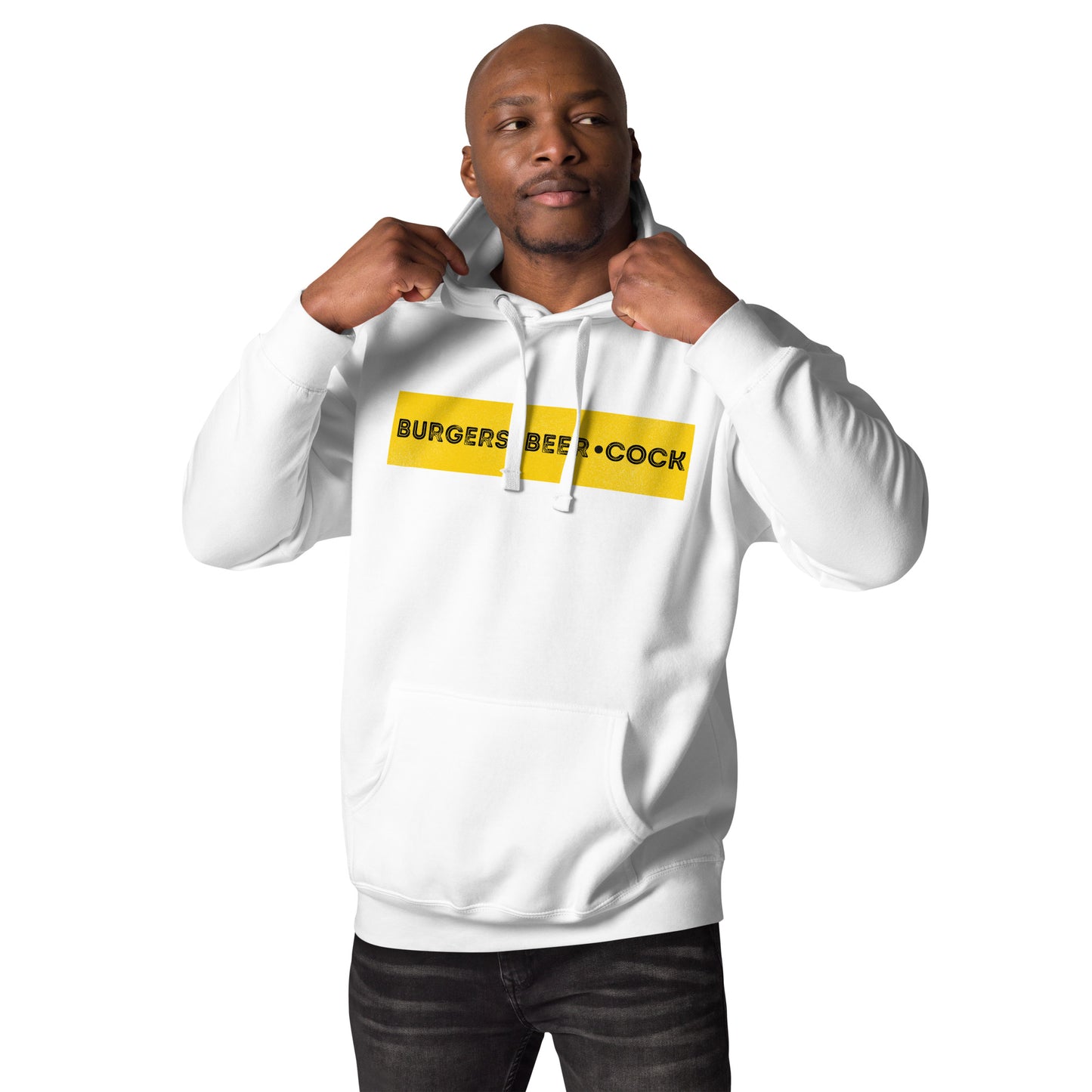 Burgers, Beer, Cock Hoodie