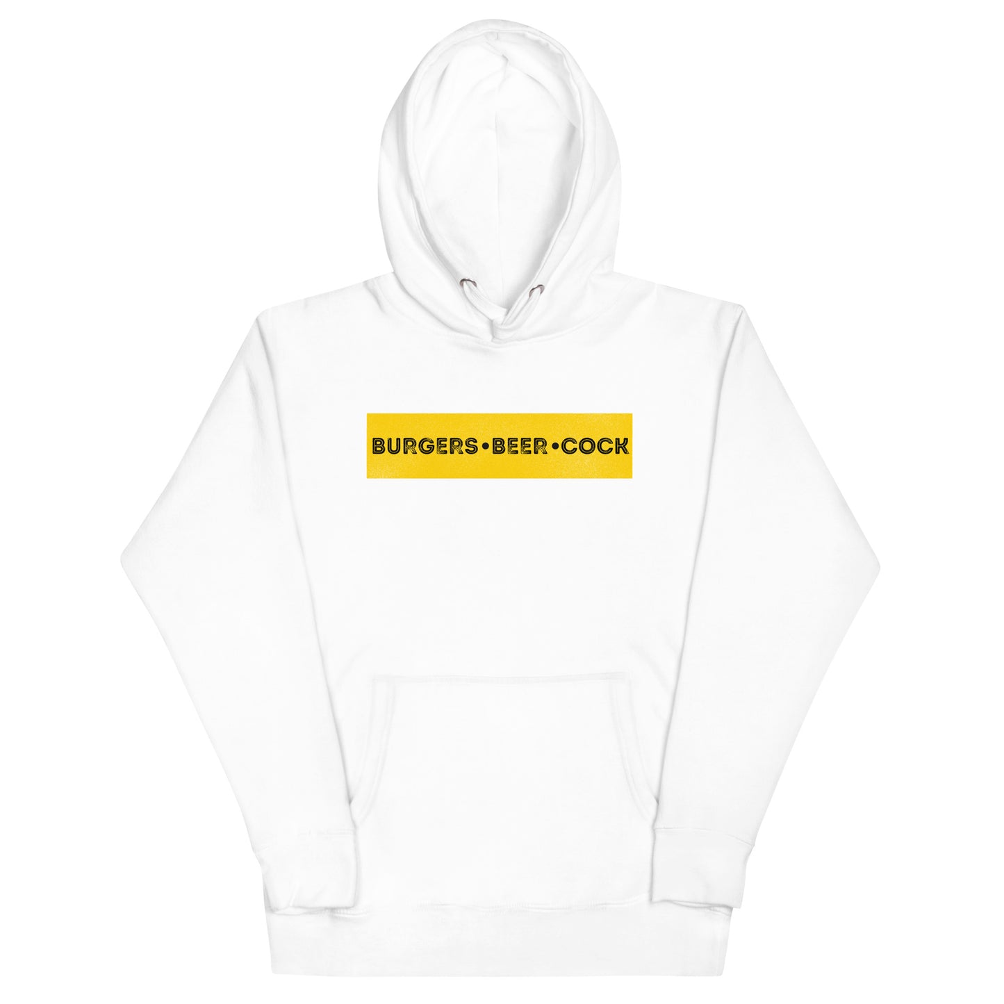 Burgers, Beer, Cock Hoodie
