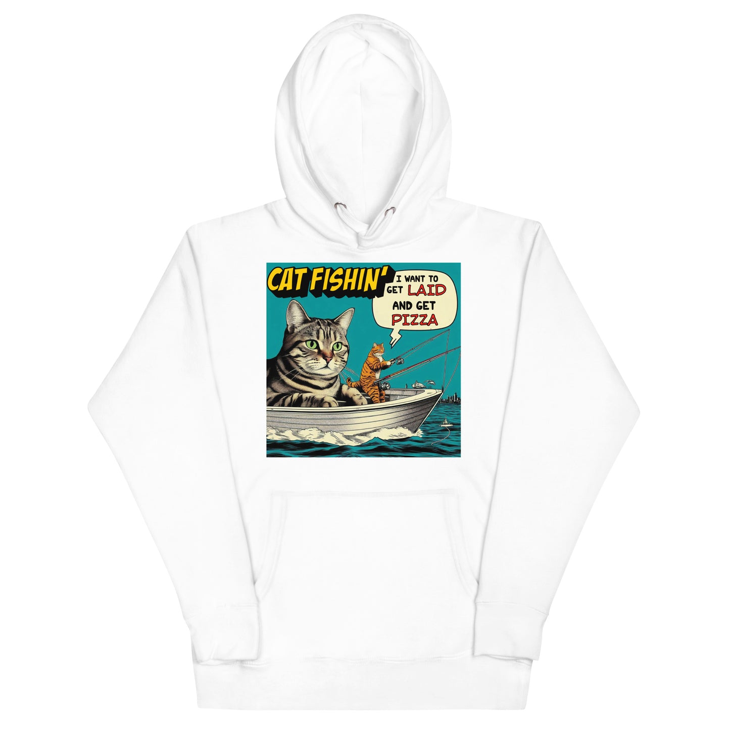 Cat Fishin' Hoodie