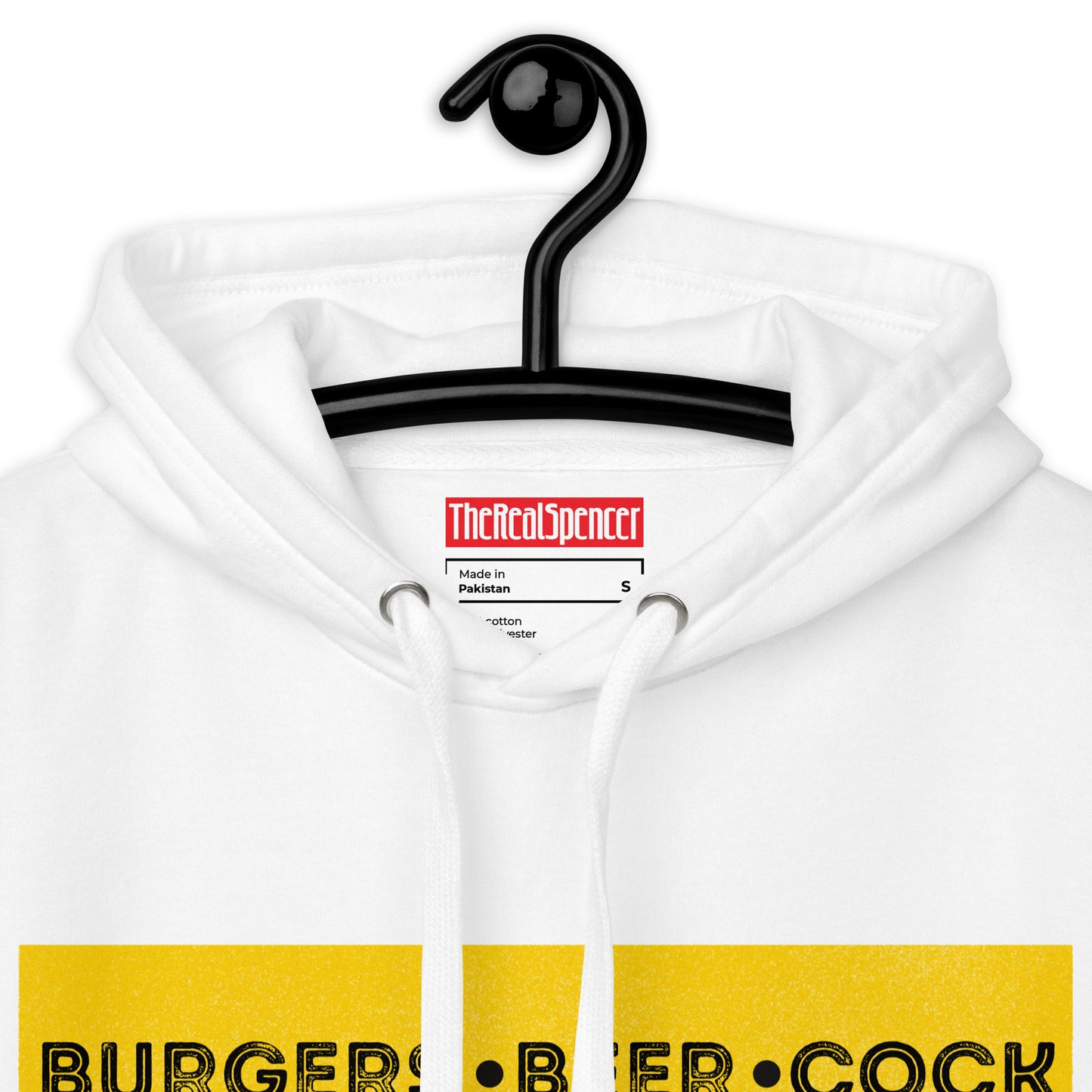 Burgers, Beer, Cock Hoodie