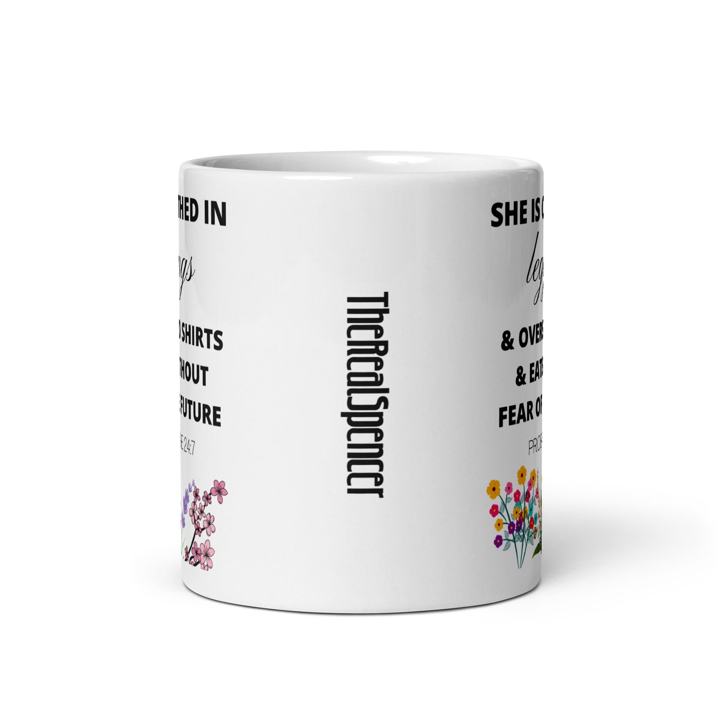 She is Clothed in Leggings Mug