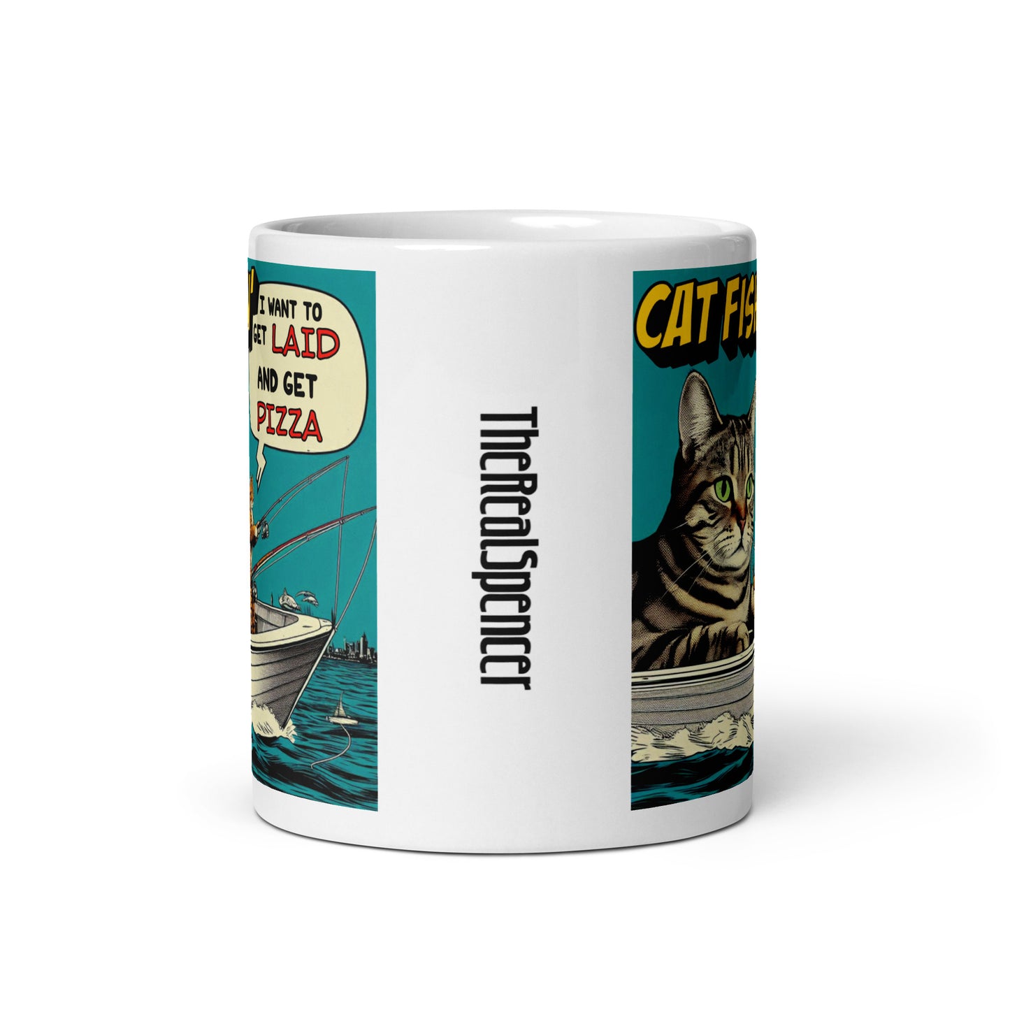 Cat Fishin' Mug