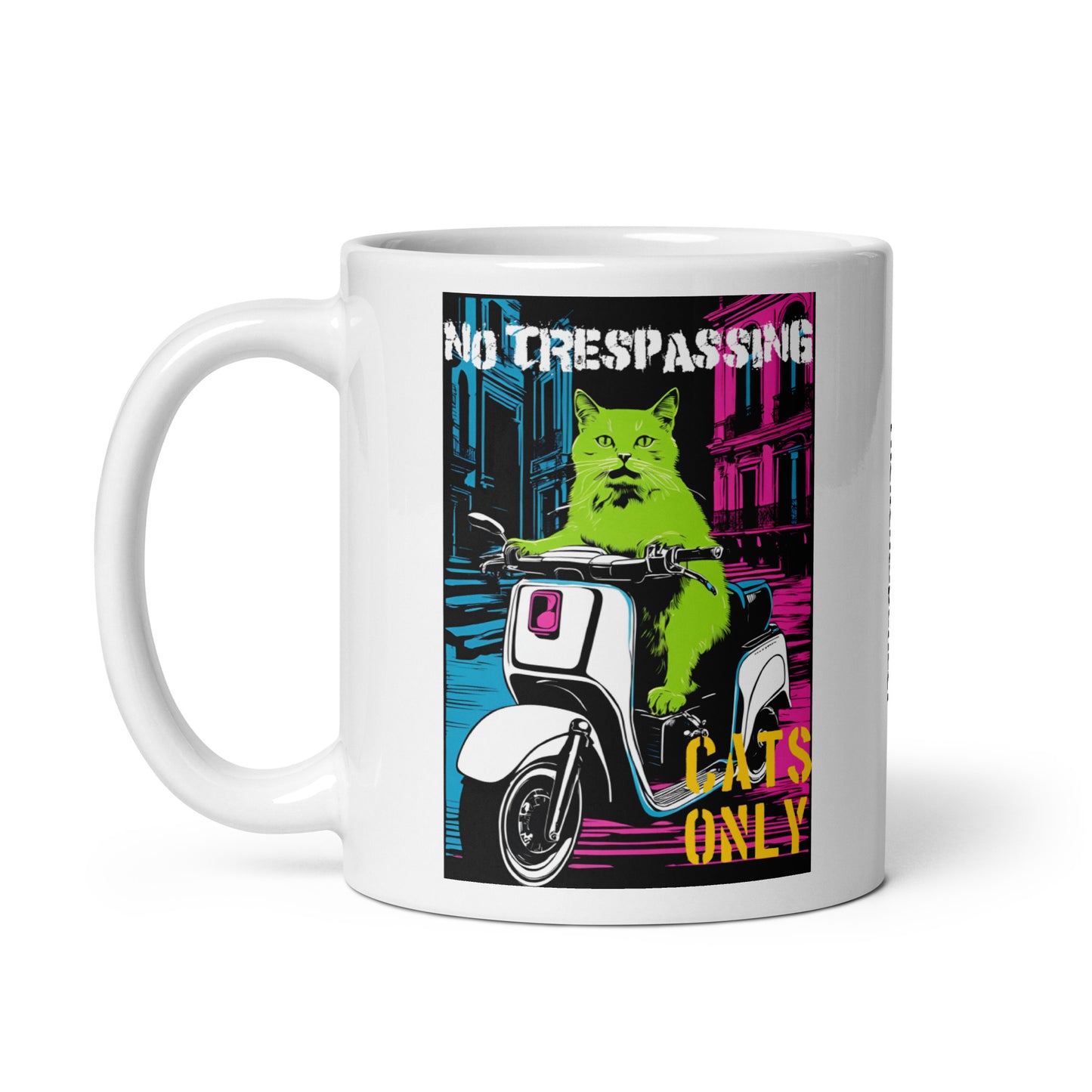 No Trespassing Cats Only Mug