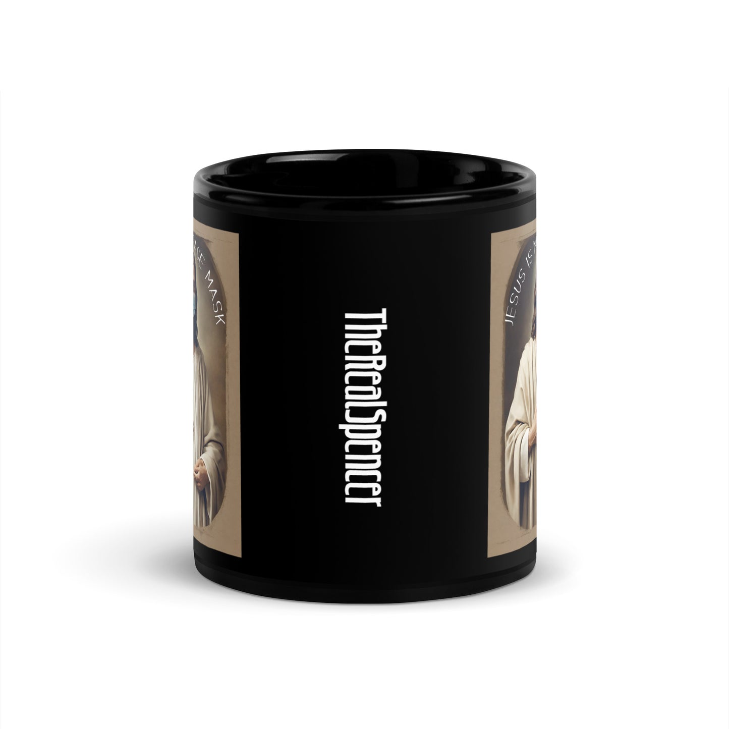 Jesus Is My Face Mask Mug