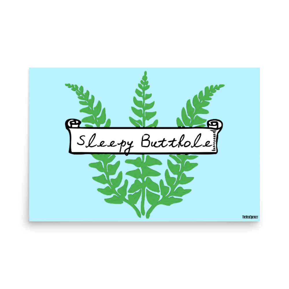 Sleepy Butthole Poster