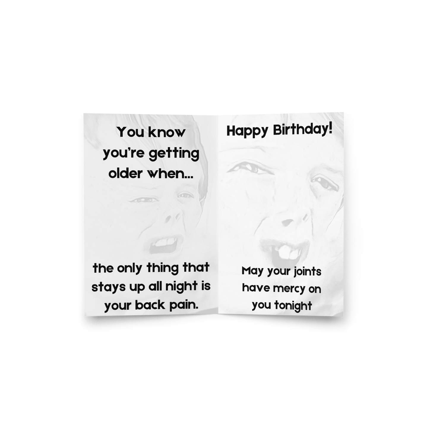 Life Is Pain Birthday Card