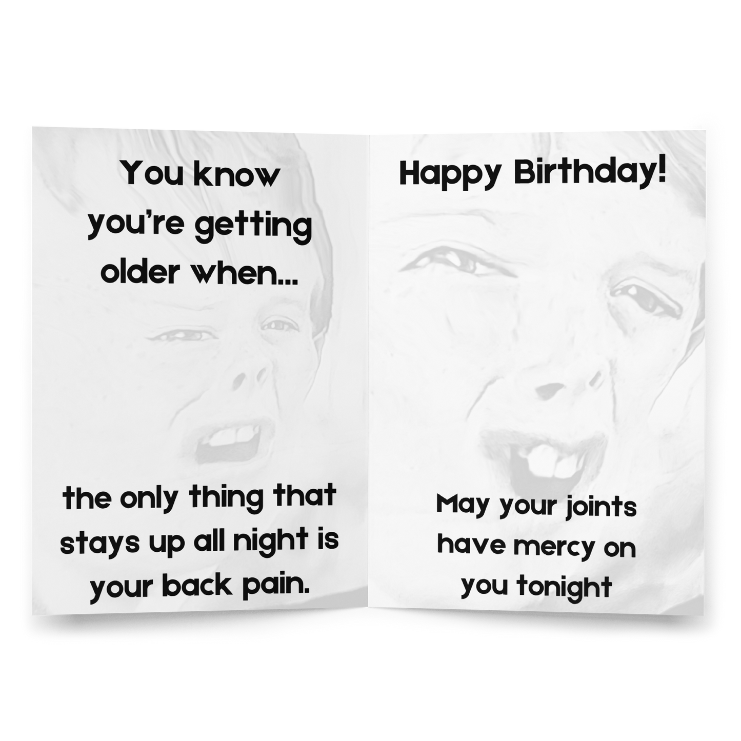 Life Is Pain Birthday Card