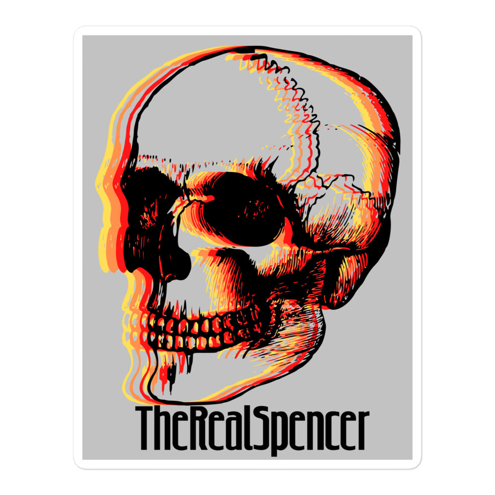 Skull Logo Sticker