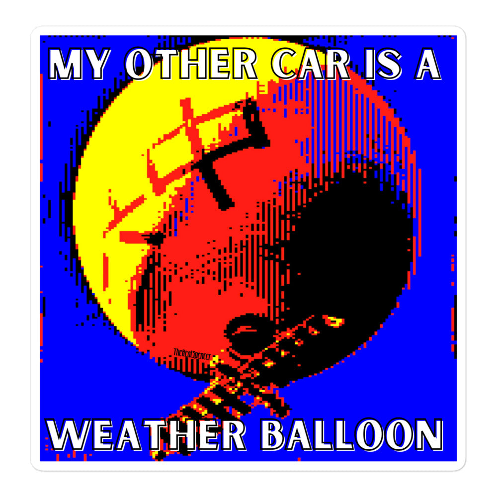 Weather Balloon Sticker