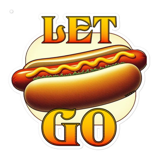 Let Go Sticker
