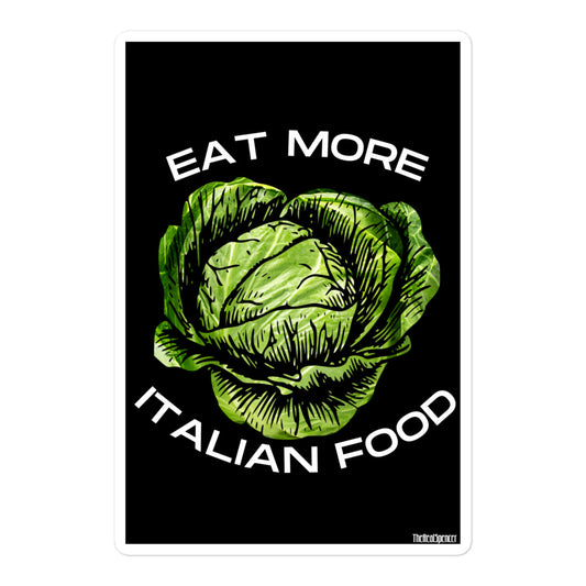 Eat More Italian Food Sticker