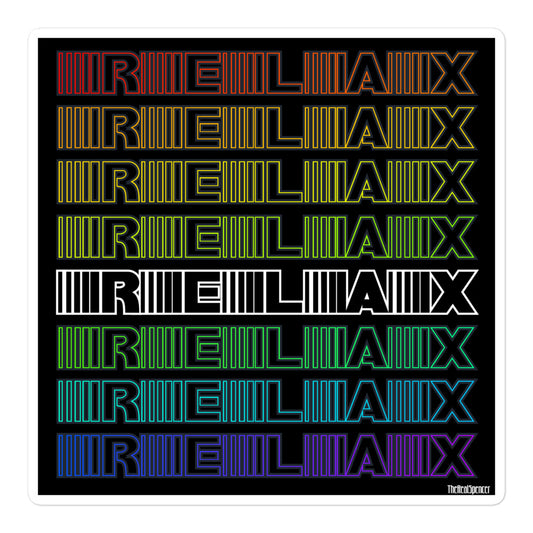 Relax Sticker