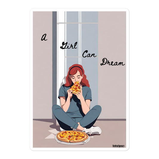 A Girl Can Dream Sticker