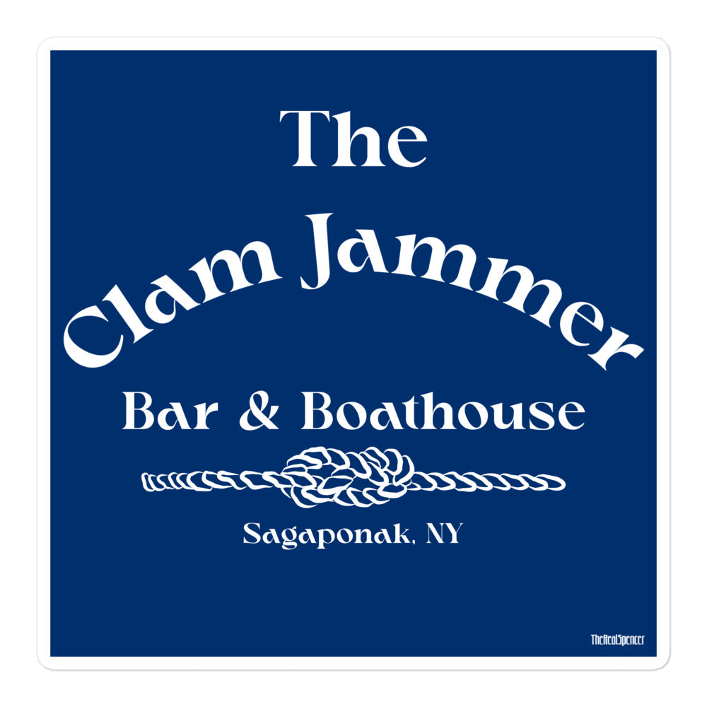The Clam Jammer Bar & Boathouse Sticker – TheRealSpencer