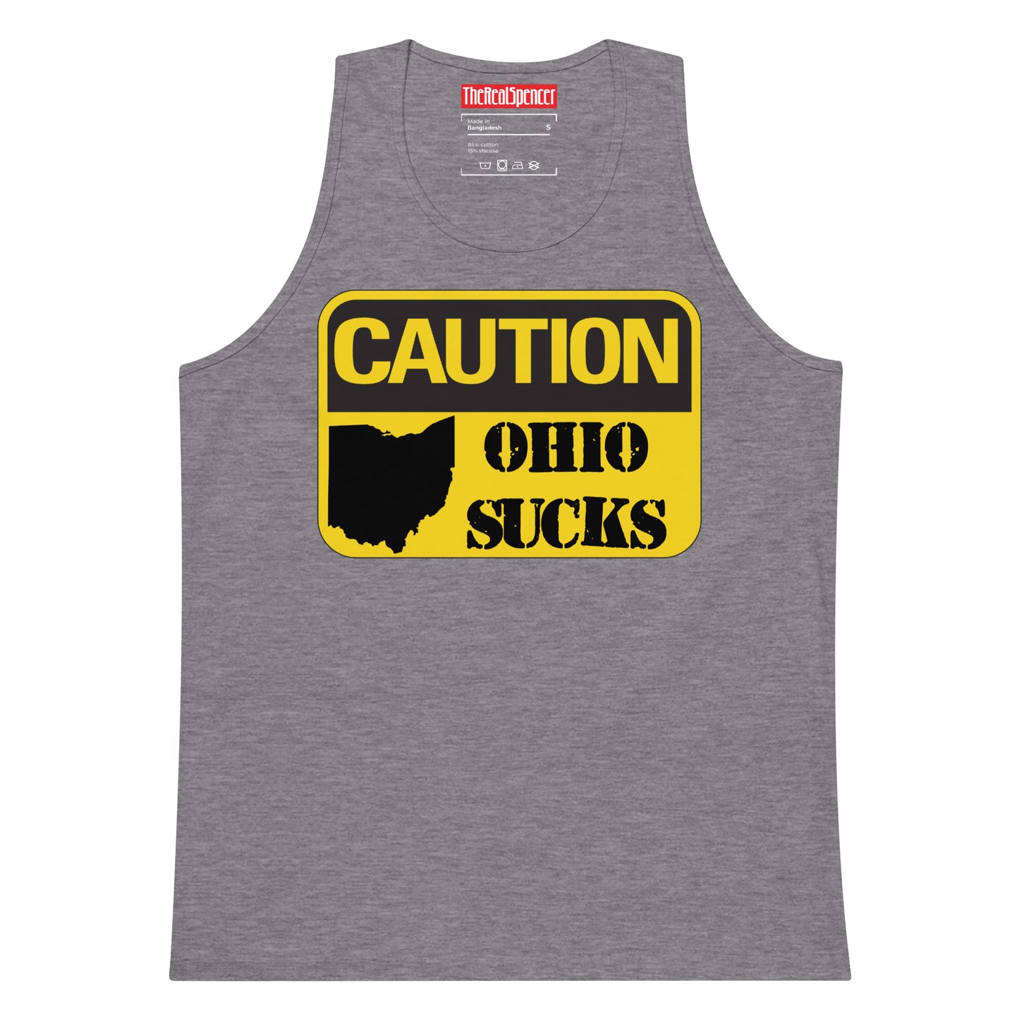 Caution Ohio Sucks Tank Top