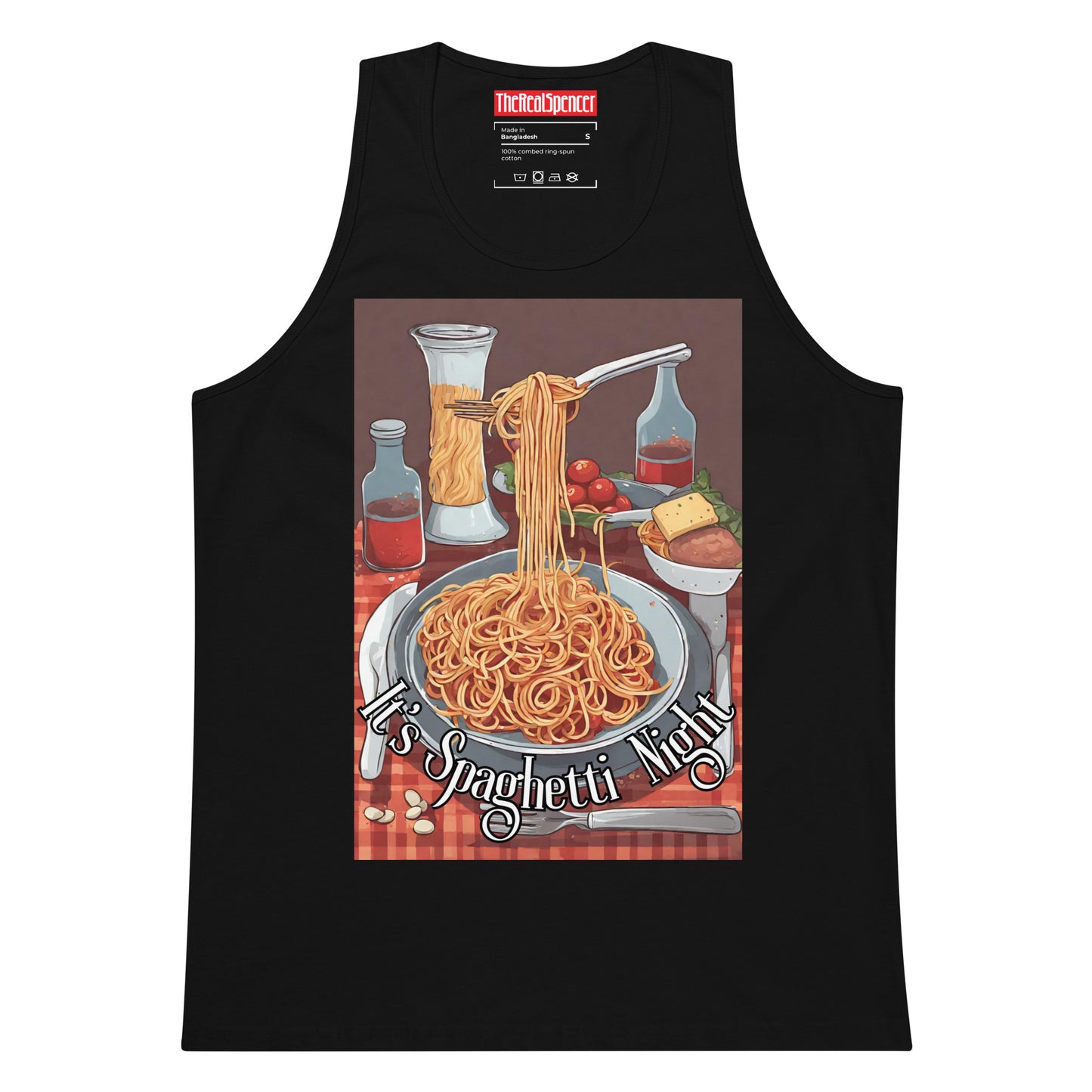 It's Spaghetti Night Tank Top