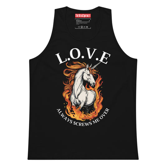Love Always Screws Me Over Tank Top