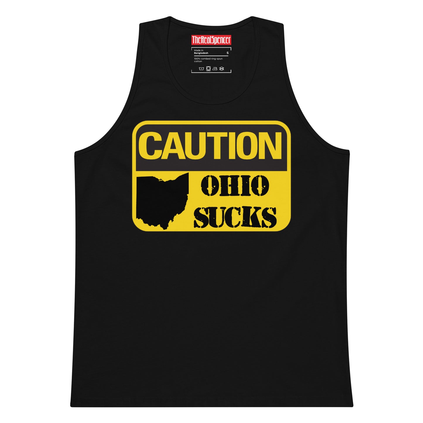Caution Ohio Sucks Tank Top