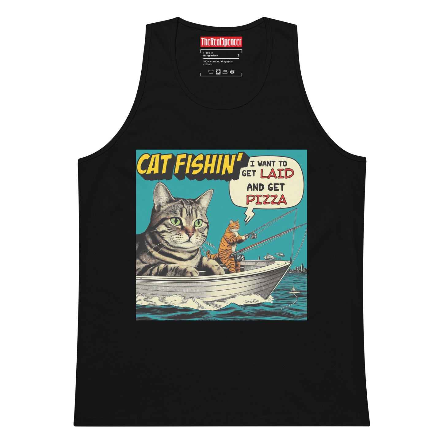Cat Fishin' Tank Top