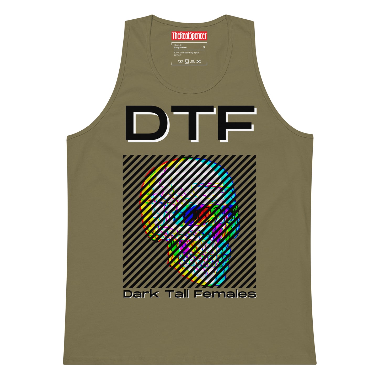 Dark Tall Females Tank Top