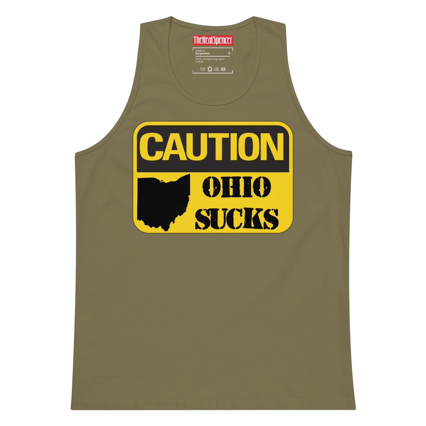 Caution Ohio Sucks Tank Top