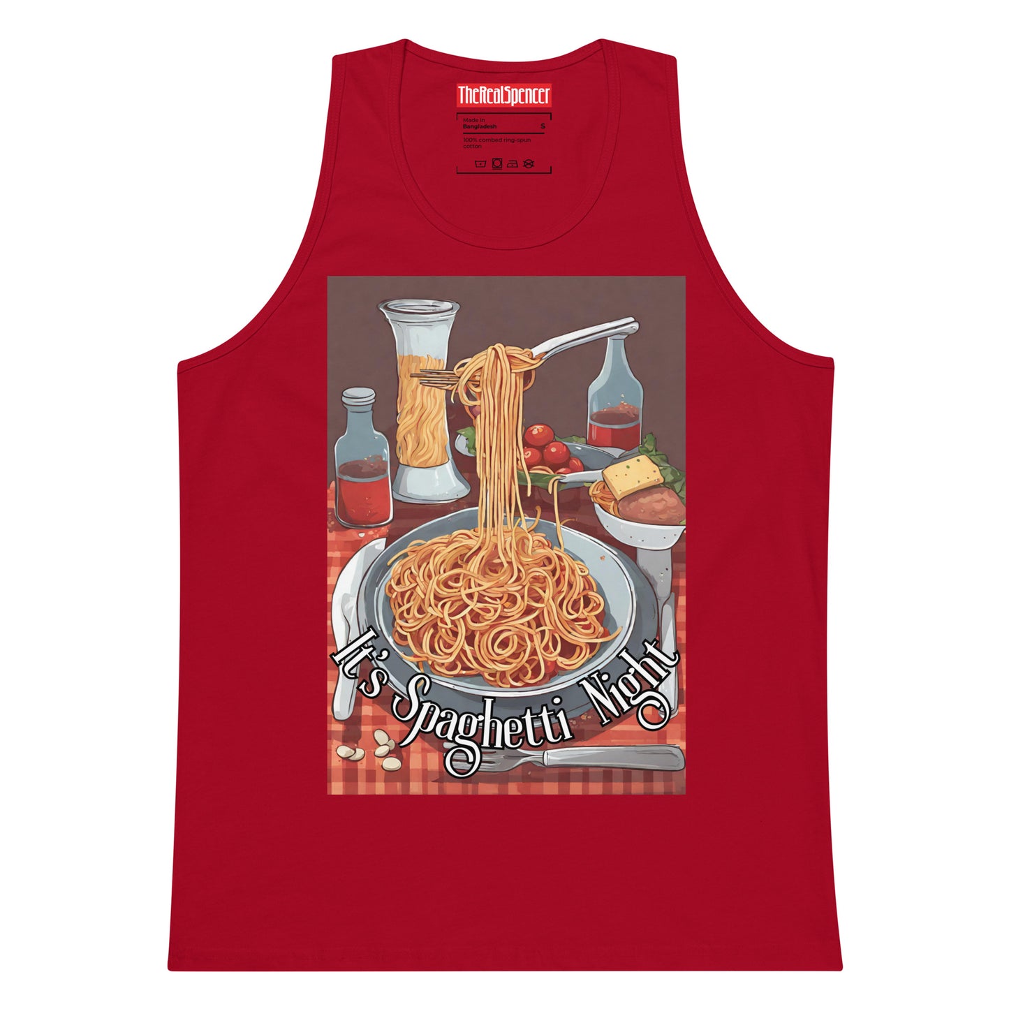 It's Spaghetti Night Tank Top