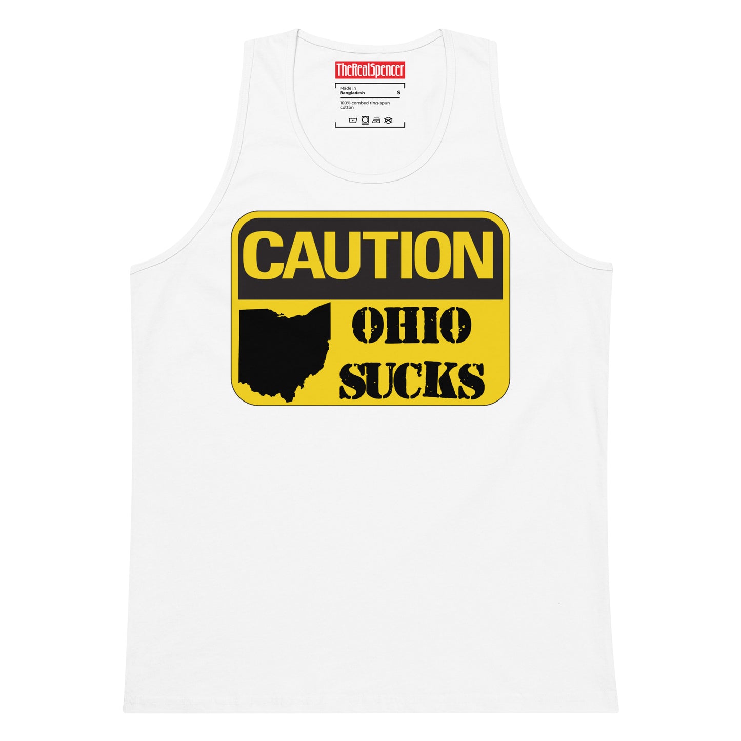 Caution Ohio Sucks Tank Top