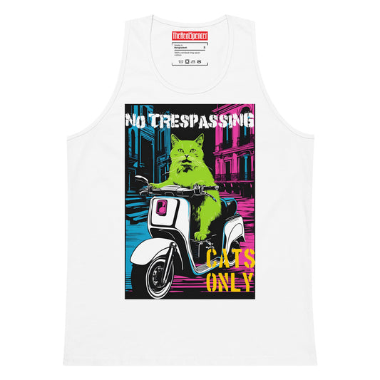 No Trespassing Cats Only Tank Top