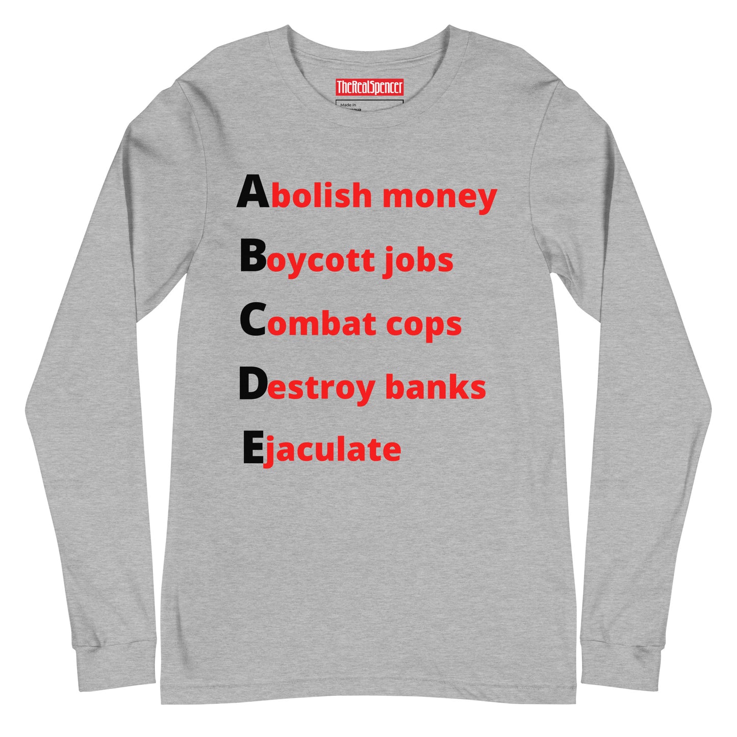 ABCDE Long Sleeve Tee