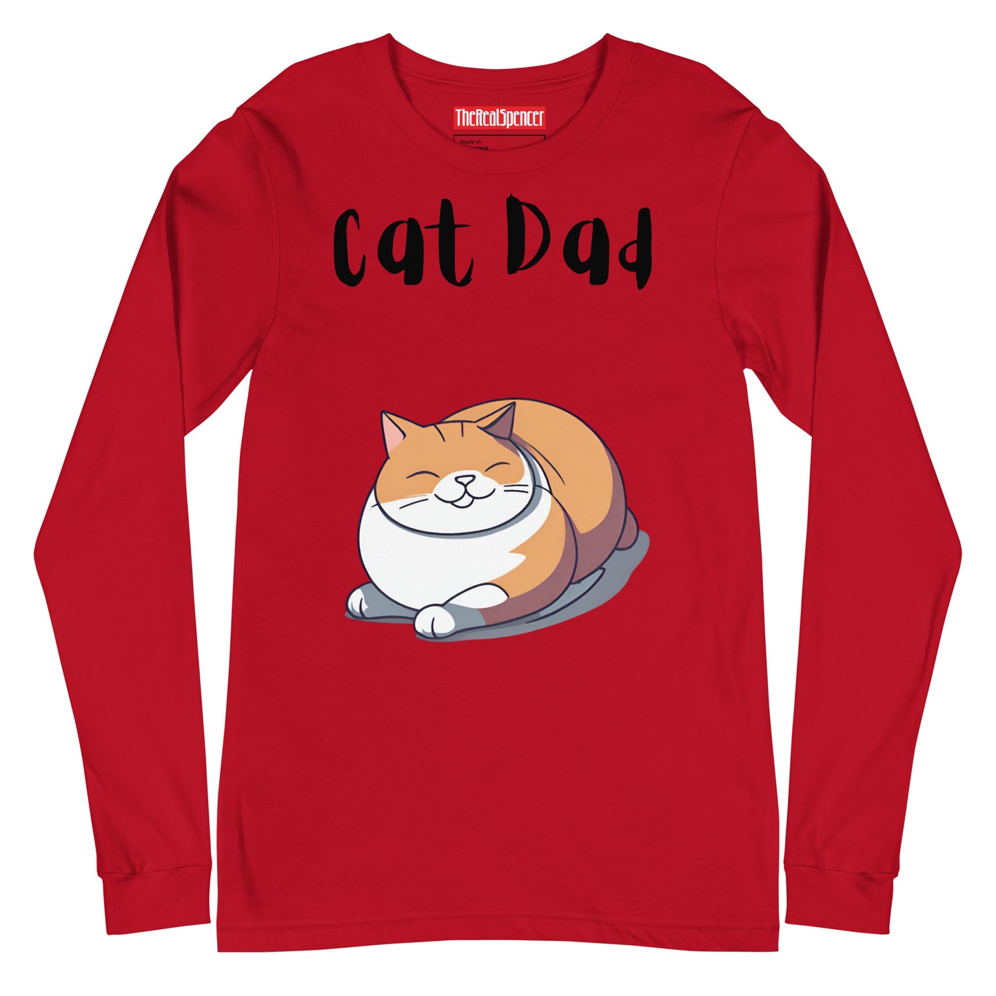 Cat Dad Long Sleeve Tee