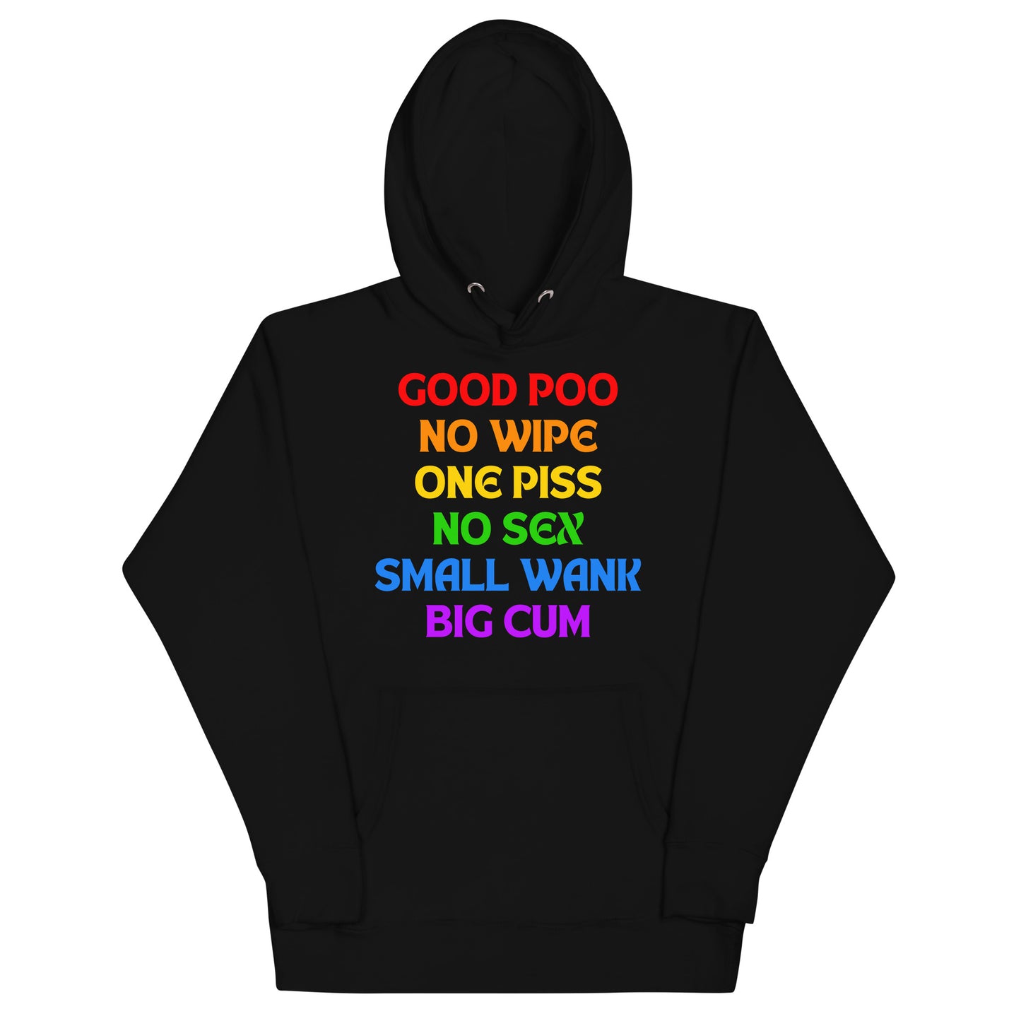 Good Poo No Wipe (Rainbow) Hoodie