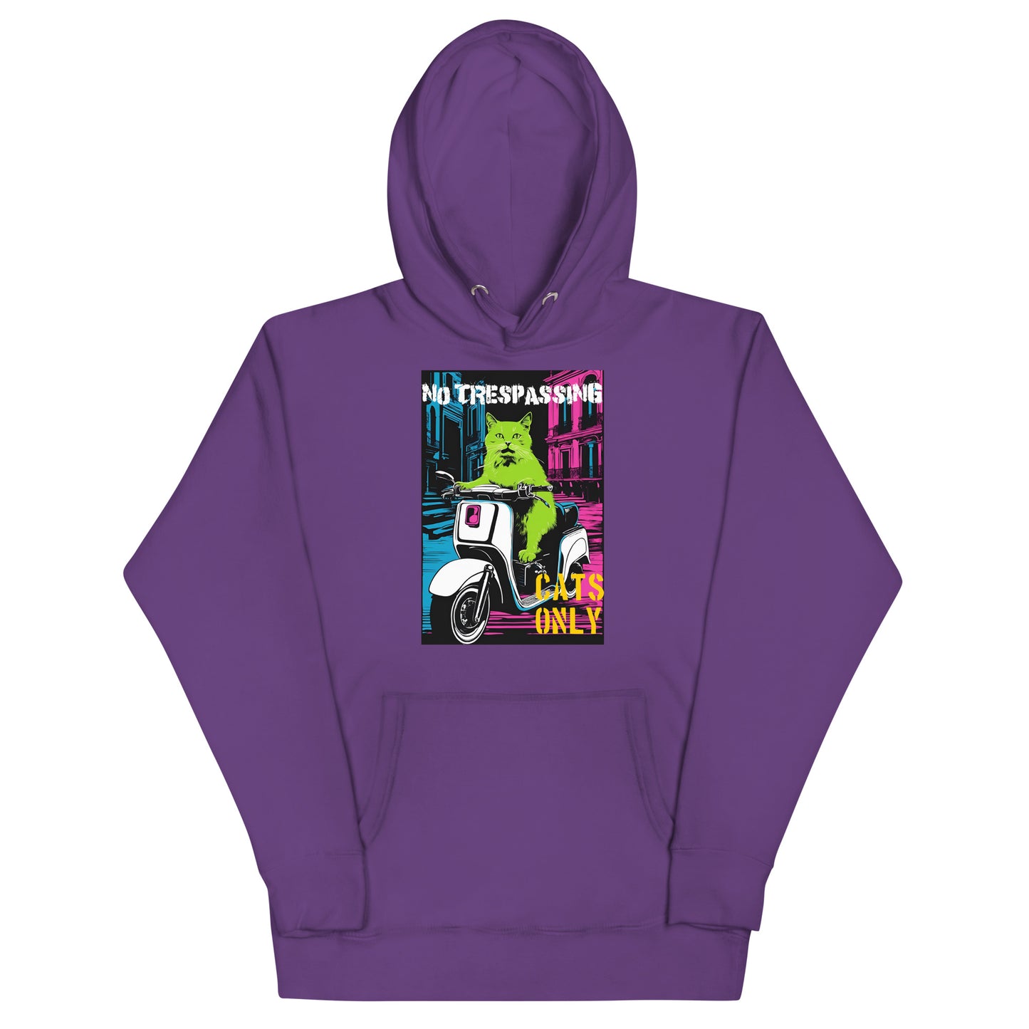 No Trespassing Cats Only Hoodie