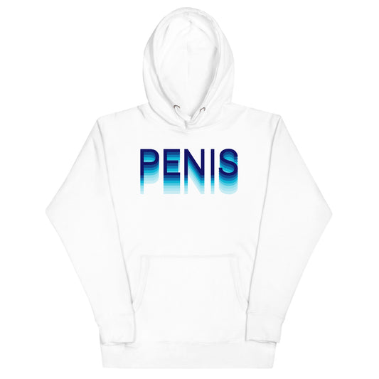 Penis (Blue Gradient) Hoodie