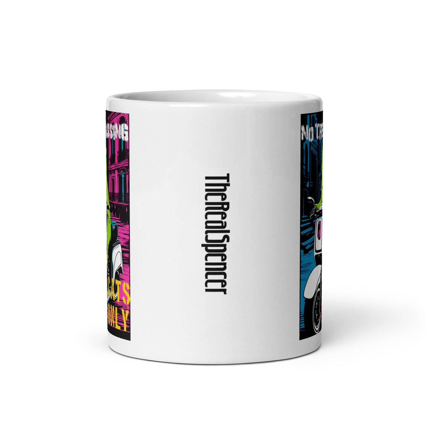 No Trespassing Cats Only Mug