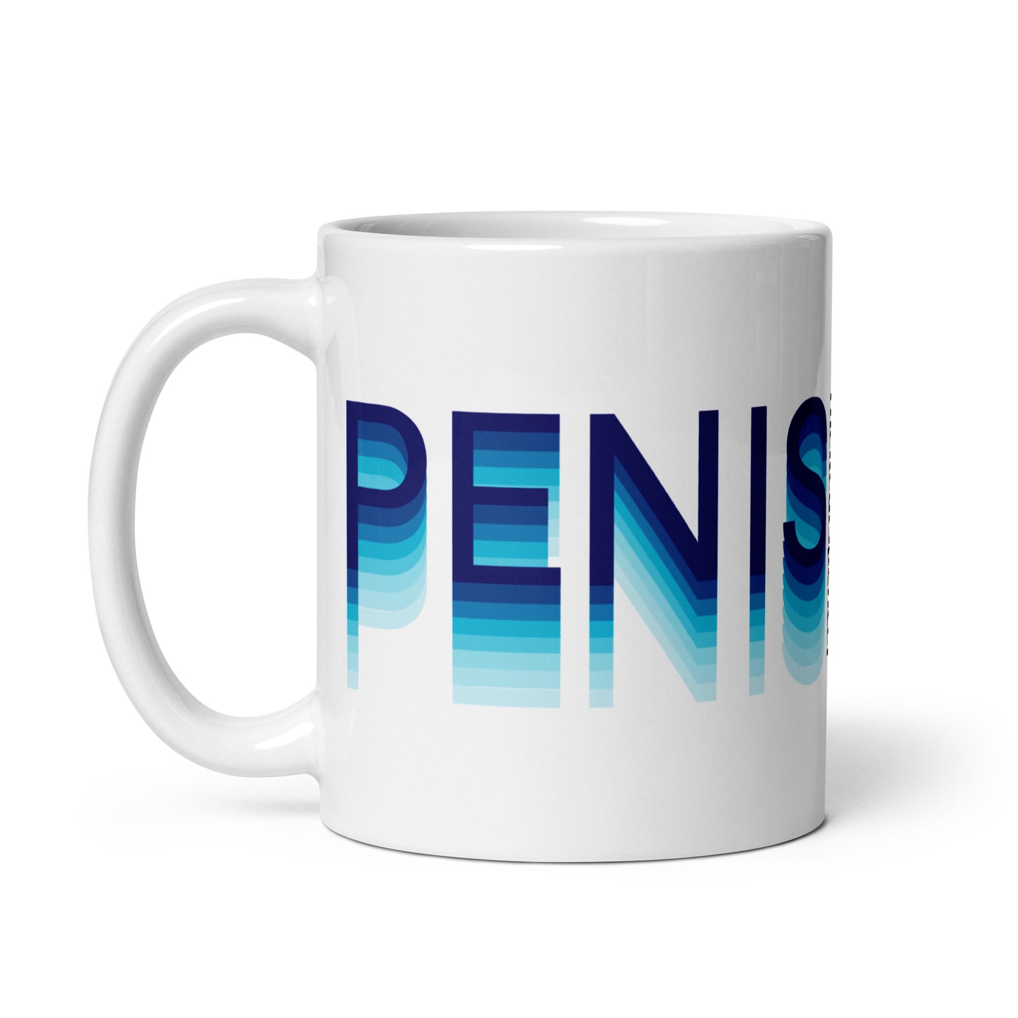 Penis (Blue Gradient) Mug