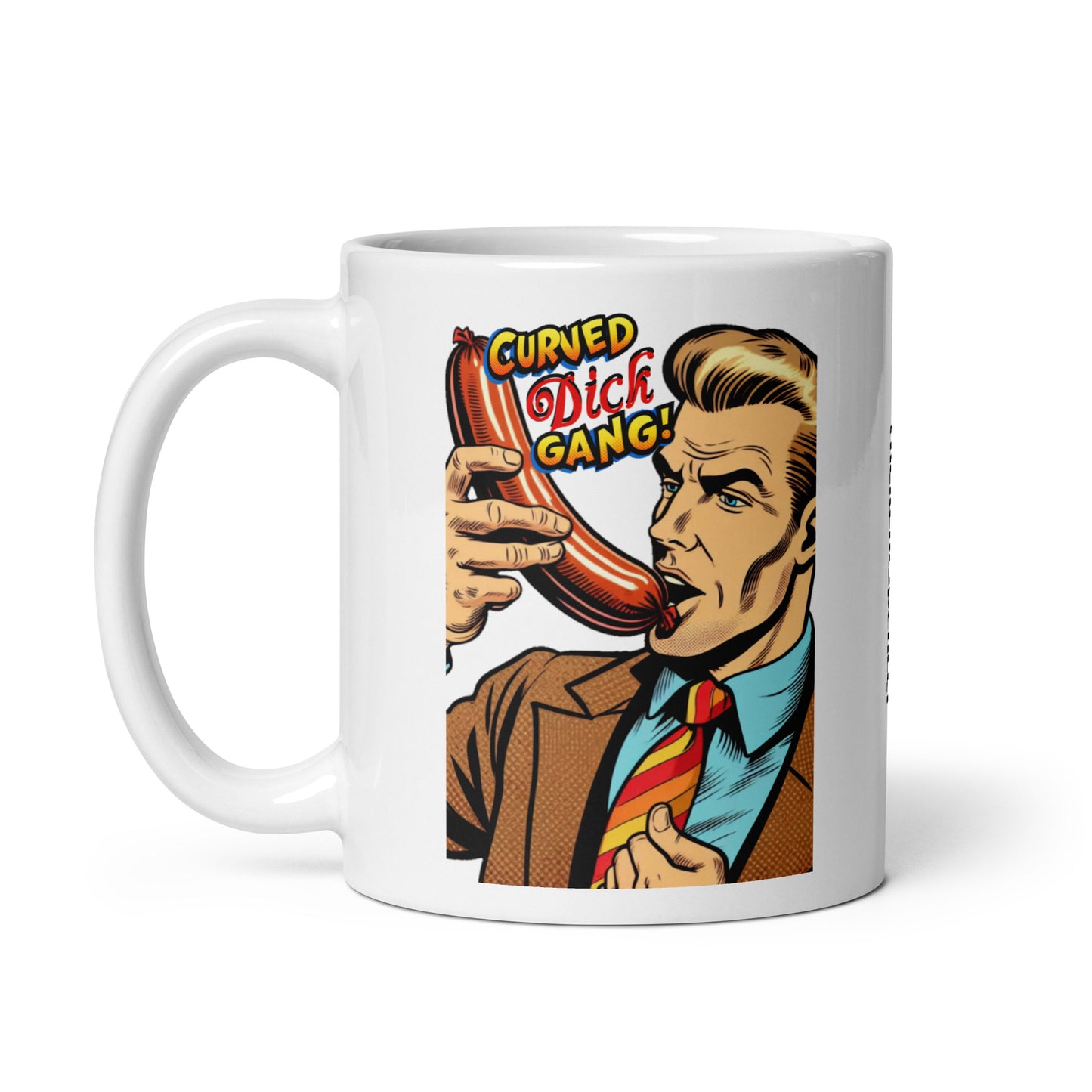 Curved Dick Gang Mug